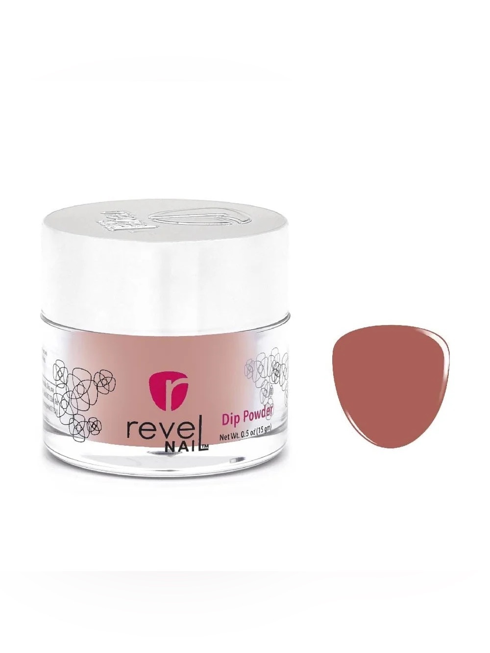 5/$20 Revel Nail Pink Dip Powder wink D228